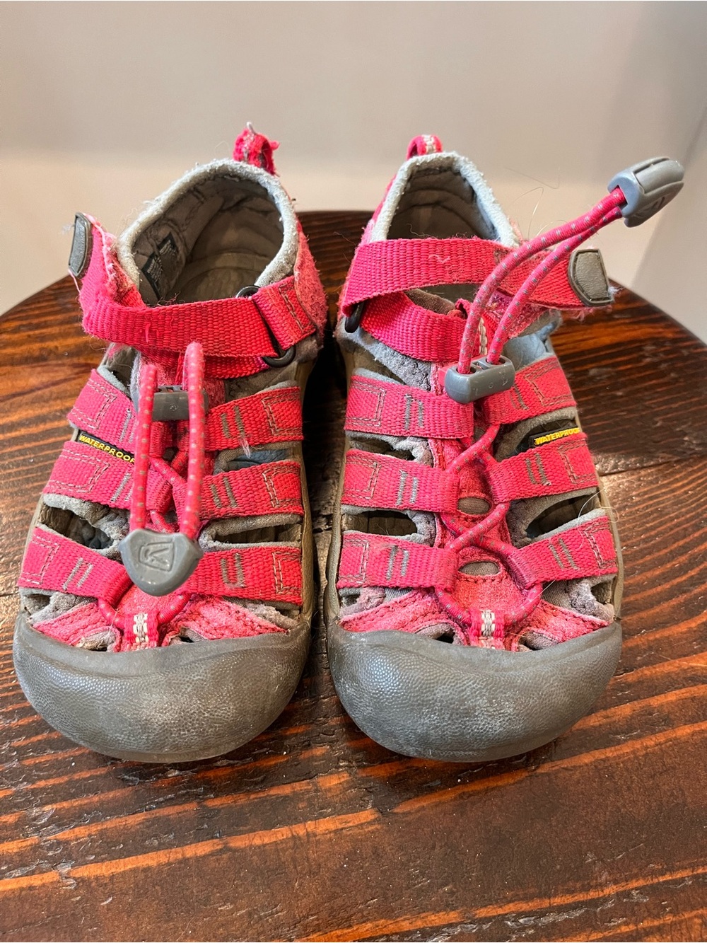Keen Kids Hot Pink Closed-Toe Hiking Sandals